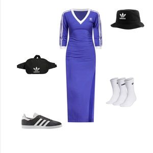 Purple Adidas dress